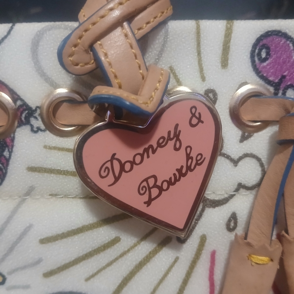 Dooney & Bourke Disney White and Tan Tote Bag - Picture 3 of 5